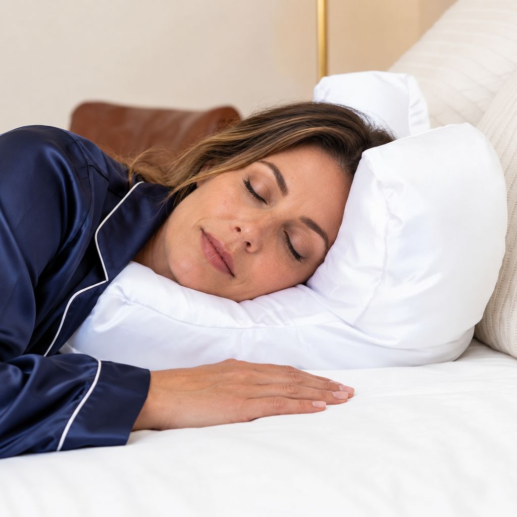 Billowy Anti-Wrinkle Pillow + Pillowcase