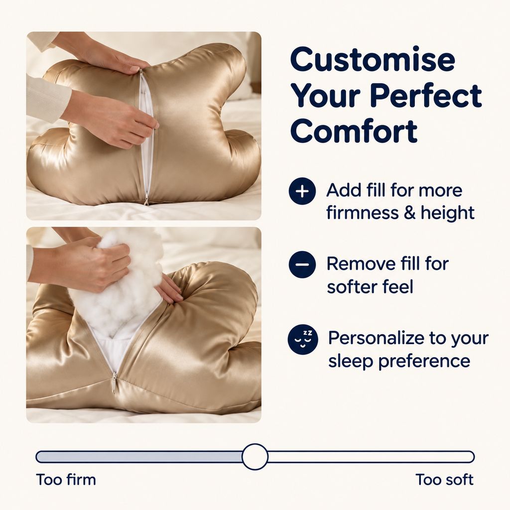 Billowy Anti-Wrinkle Pillow + Pillowcase